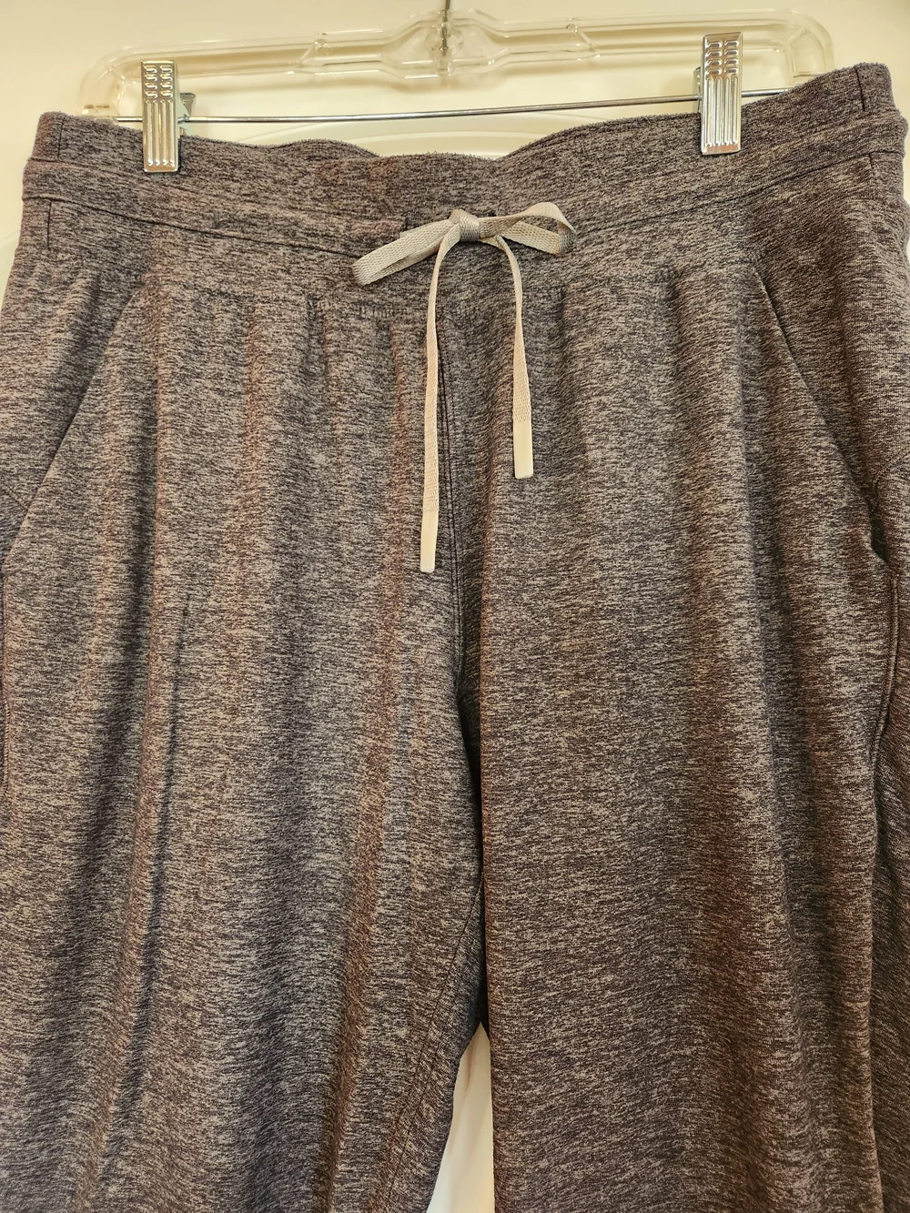 Lululemon Ready to Rulu Jogger Crop Heathered Charcoal Grey Size 10 Butter Soft